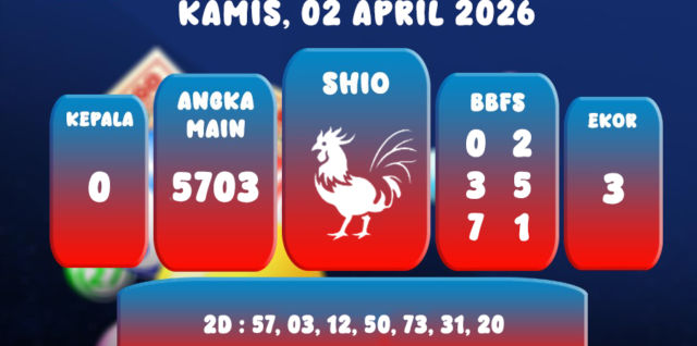 PREDIKSI SINGAPORE POOL 02 APRIL 2026